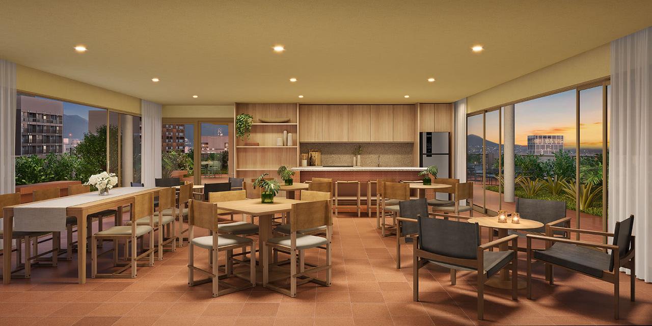 Erê 9 Residencial Erê - Salão de convivência