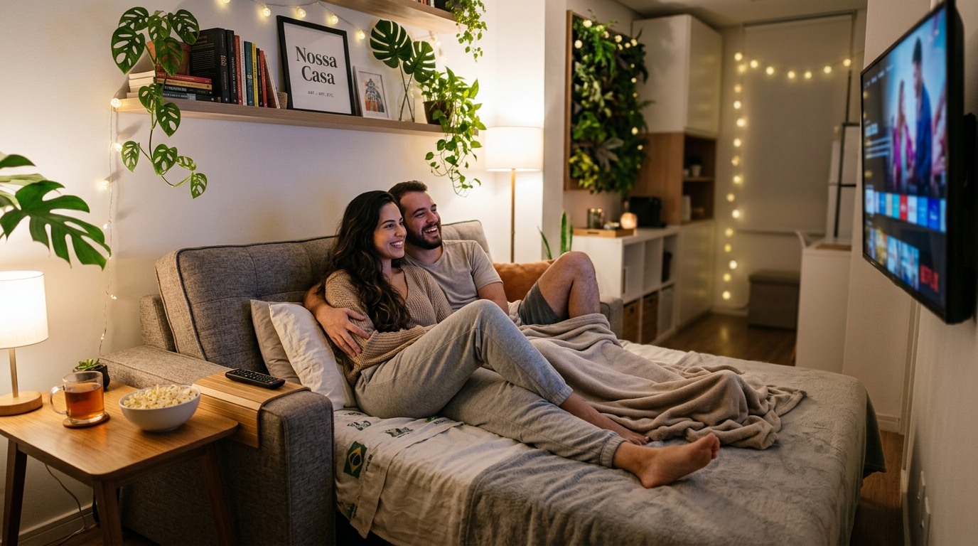 Dicas de decoração para apartamento pequeno: 5 ideias para casais 2 Dicas de decoração para apartamento pequeno